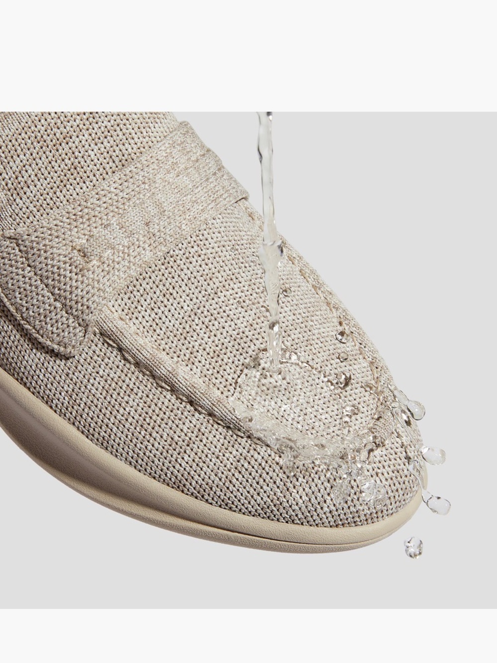 Vivaia Walker Pro Hybrid Penny Loafers (Ivana) in Oatmilk 37.5 - Picture 7 of 8